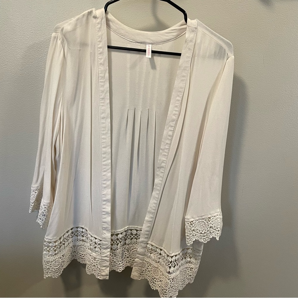 Open front cardigan